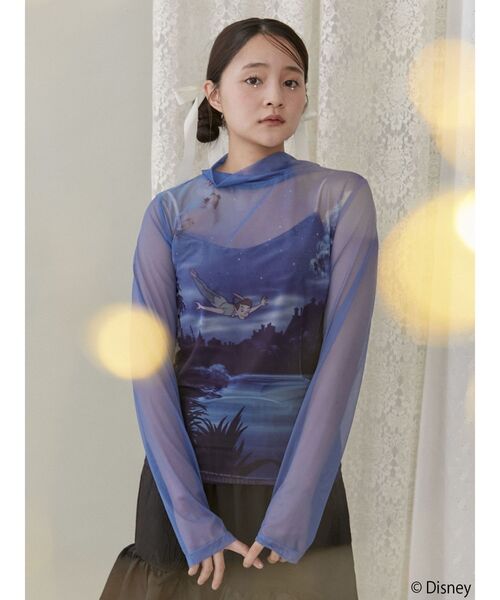 merry jenny（メリージェニー）の「【ディズニーコレクション】ピーター・パン/デザインシアートップス（Tシャツ/カットソー・レディース・ブルー・FREE）」の4枚目の写真