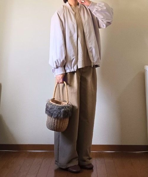 ikka(イッカ)の「【雑誌InRed10月号掲載】サイドリボンニットベスト(ベスト・レディース・チャコールグレー/ベージュ/ネイビー/マスタード・M/L/S)」の12枚目の写真