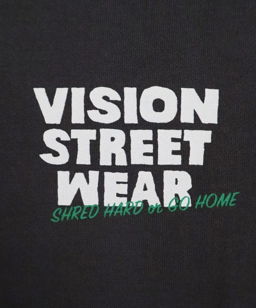 VISION STREET WEAR（ヴィジョンストリートウェア）の「【VISION STREET WEAR】オリジナルグラフィック ゴーストイラストスウェットトレーナー（スウェット・レディース・ピンク/チャコールグレー/オフホワイト・X-LARGE/LARGE/MEDIUM）」の7枚目の写真