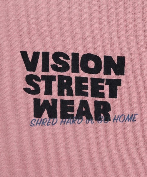 VISION STREET WEAR（ヴィジョンストリートウェア）の「【VISION STREET WEAR】オリジナルグラフィック ゴーストイラストスウェットトレーナー（スウェット・レディース・ピンク/チャコールグレー/オフホワイト・X-LARGE/LARGE/MEDIUM）」の9枚目の写真