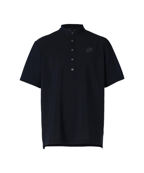 ZOY(ゾーイ)の「MENS DOT MESH COOL ヘンリーネック半袖ポロシャツ(ポロシャツ・メンズ・サンドベージュ/チャコールグレー/ネイビー・X-LARGE/MEDIUM/SMALL/LARGE)」の3枚目の写真
