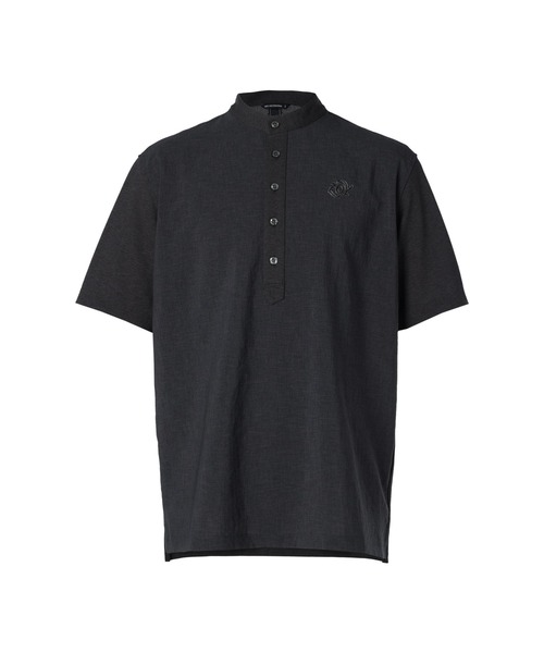 ZOY(ゾーイ)の「MENS DOT MESH COOL ヘンリーネック半袖ポロシャツ(ポロシャツ・メンズ・サンドベージュ/チャコールグレー/ネイビー・X-LARGE/MEDIUM/SMALL/LARGE)」の2枚目の写真