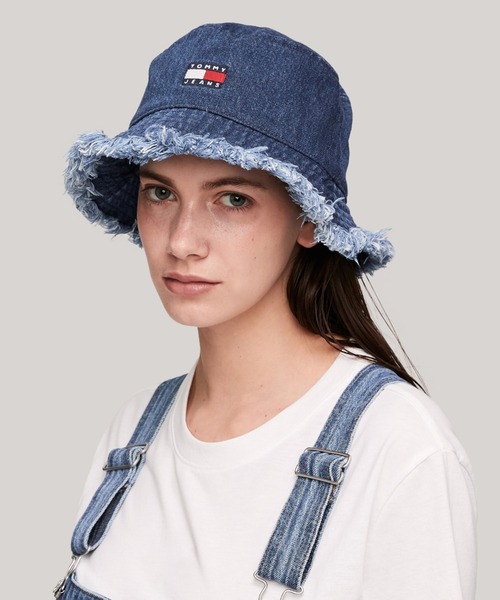 TOMMY HILFIGER(トミーヒルフィガー)の「ヘリテージデニムバケットハット(ハット・メンズ・インディゴブルー・FREE)」の5枚目の写真