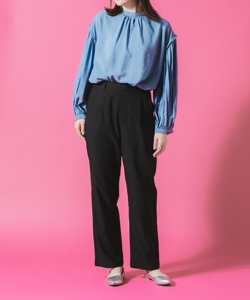 fort point(フォーポイント)の「【FORT POINT/フォートポイント】ストレッチストレートパンツ(その他パンツ・レディース・ネイビー/ブラック/ライトブラウン・X-LARGE/LARGE/MEDIUM)」の14枚目の写真