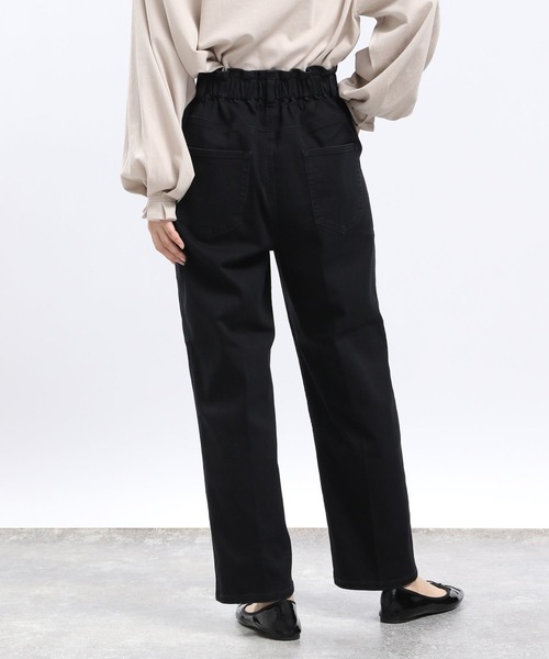 GLOBAL WORK Smile Seed Store（グローバルワーク スマイルシードストア）の「デニムタックテーパード/115994（デニムパンツ・レディース・ライトブルー/ブラック/ブルー/アイボリー・X-LARGE/LARGE/MEDIUM/SMALL）」の16枚目の写真