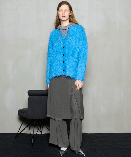 Fluffy Shaggy Knit Cardigan/フラッフィーシャギーカーディガン