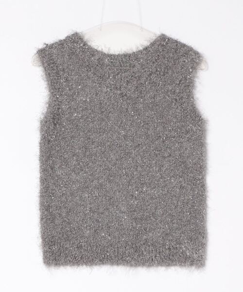 GORGE(ゴージ)の「ノースリシャギー2wayトップス(タンクトップ・レディース・ブラック/ブルー/グレー/ピンク・F)」の14枚目の写真