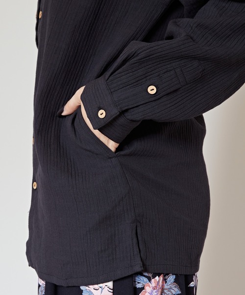 チャイハネ（チャイハネ）の「【チャイハネ】シェパベMEN'Sシャツ S（シャツ/ブラウス・メンズ・オレンジ/ブラック/ホワイト/ベージュ・S）」の16枚目の写真