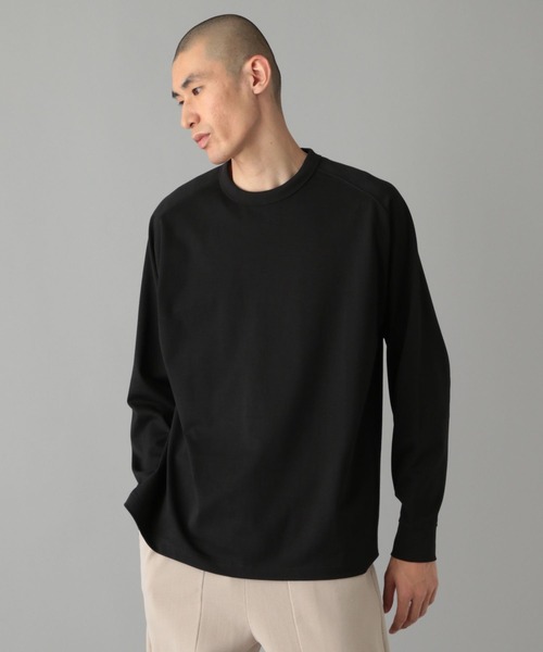 O0u(オーゼロユー)の「コットンロングスリーブTEE 972997(Tシャツ/カットソー・メンズ・ホワイト/ブラック・FREE)」の13枚目の写真