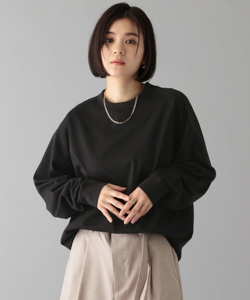 O0u(オーゼロユー)の「コットンロングスリーブTEE 972997(Tシャツ/カットソー・メンズ・ホワイト/ブラック・FREE)」の20枚目の写真