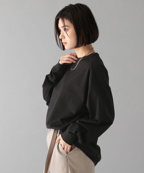 O0u(オーゼロユー)の「コットンロングスリーブTEE 972997(Tシャツ/カットソー・メンズ・ホワイト/ブラック・FREE)」の22枚目の写真