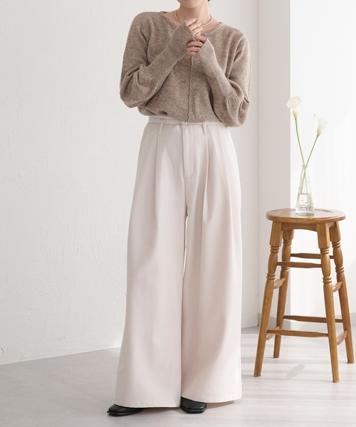 raffime（ラフィミー）の「【Raffime】袖ボリュームシアーニットプルオーバー（ニット/セーター・レディース・ブルー/ベージュ系その他/ピンク系その他/ベージュ系その他2/イエロー/アイボリー/ライトブラウン/クリーム・フリー）」の22枚目の写真