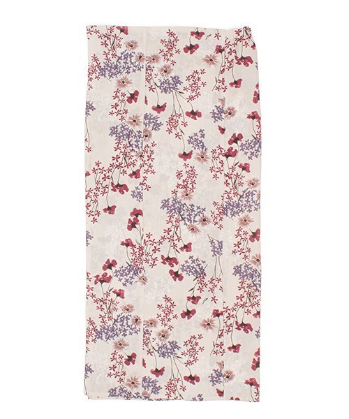 floroセパレート浴衣3点セット （上着＋巻スカート＋帯）（浴衣