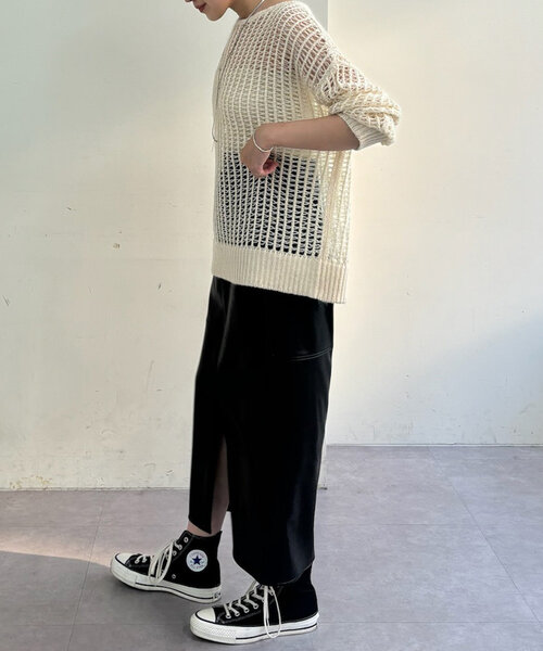 SHENERY(シーナリー)の「レザータイトスカート(スカート・レディース・ブラック・38/36)」の7枚目の写真