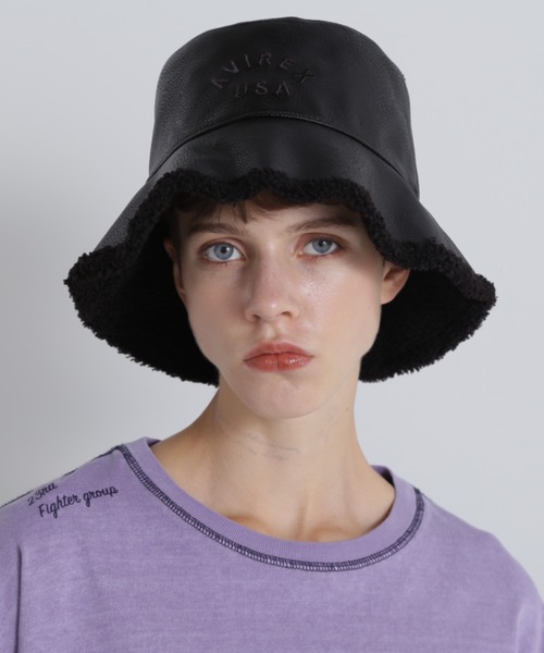 《直営店限定》REVERSIBLE FAKE LEATHER HAT/リバーシブルフェイクレザーハット（ハット）｜AVIREX（アヴィレックス）