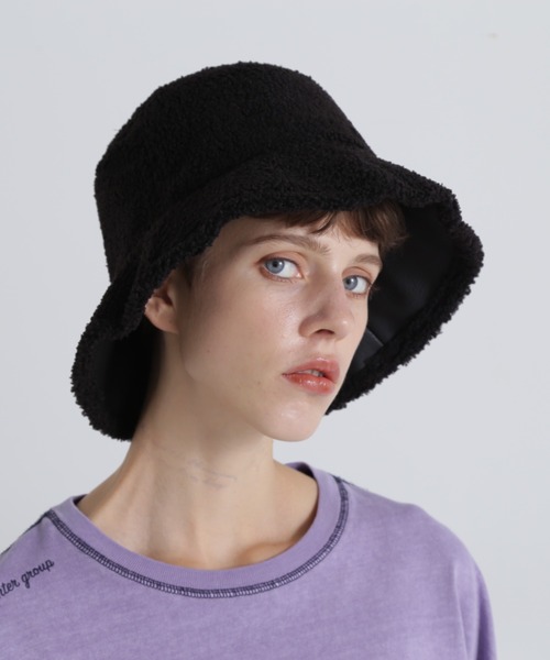《直営店限定》REVERSIBLE FAKE LEATHER HAT/リバーシブルフェイクレザーハット（ハット）｜AVIREX（アヴィレックス）