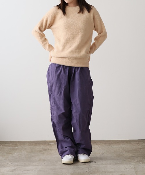 ROOPTOKYO（ループトウキョウ）の「Crew Neck Simple Shaggy Knit/クルーネック シンプルシャギーニット（ニット/セーター・メンズ・ブラック/サックスブルー/ホワイト/レッド/ベージュ/ネイビー・FREE/M/L/XL）」の13枚目の写真