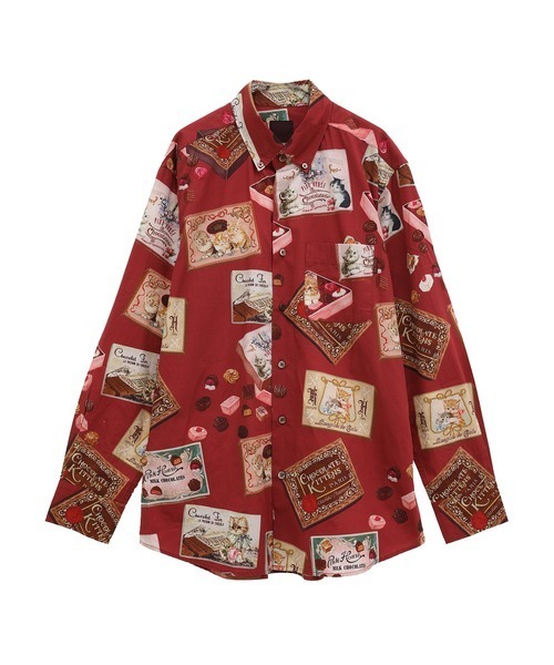 KARL HELMUT（カールヘルム）の「CHOCOLATE KITTENSプリントシャツ