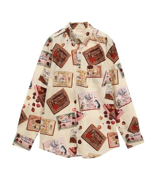 KARL HELMUT（カールヘルム）の「CHOCOLATE KITTENSプリントシャツ