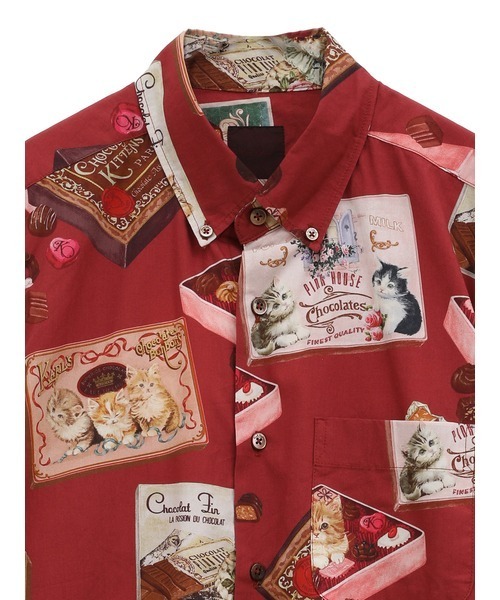 KARL HELMUT（カールヘルム）の「CHOCOLATE KITTENSプリントシャツ