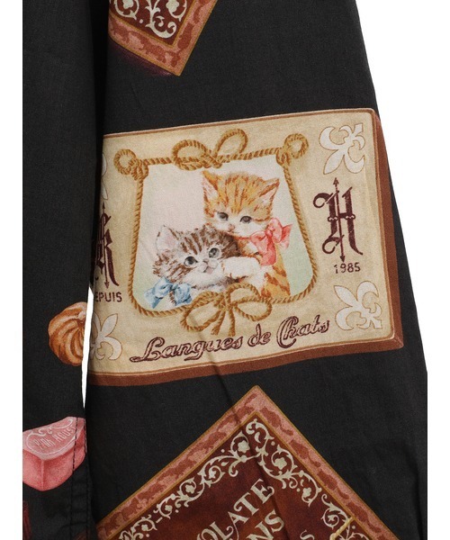 KARL HELMUT（カールヘルム）の「CHOCOLATE KITTENSプリントシャツ