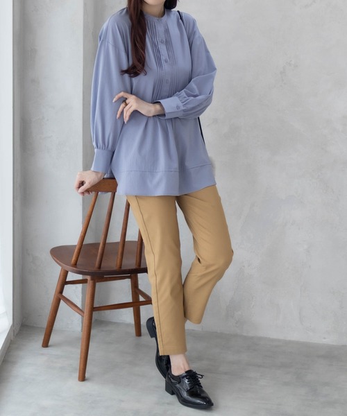 HusHusH（ハッシュアッシュ）の「HusHusH らく美パン あったか起毛 テーパードパンツ（その他パンツ・レディース・キャメル/ブラック/グレー・S/M/L）」の6枚目の写真