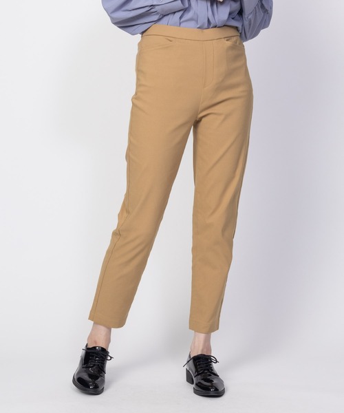 HusHusH（ハッシュアッシュ）の「HusHusH らく美パン あったか起毛 テーパードパンツ（その他パンツ・レディース・キャメル/ブラック/グレー・S/M/L）」の7枚目の写真