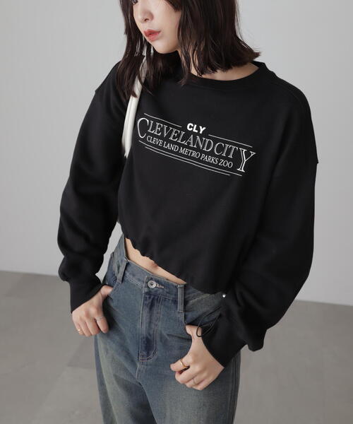 FREE'S MART(フリーズマート)の「◆裾ドロストスウェット(Tシャツ/カットソー・レディース・ホワイト/レッド/ブラック・FREE)」の8枚目の写真