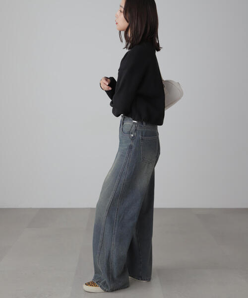 FREE'S MART(フリーズマート)の「◆裾ドロストスウェット(Tシャツ/カットソー・レディース・ホワイト/レッド/ブラック・FREE)」の14枚目の写真