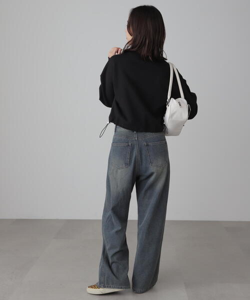 FREE'S MART(フリーズマート)の「◆裾ドロストスウェット(Tシャツ/カットソー・レディース・ホワイト/レッド/ブラック・FREE)」の15枚目の写真