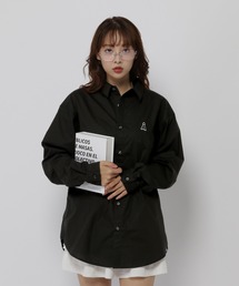 【UNISEX】ALAND／Aロゴワッペンロングスリーブシャツ