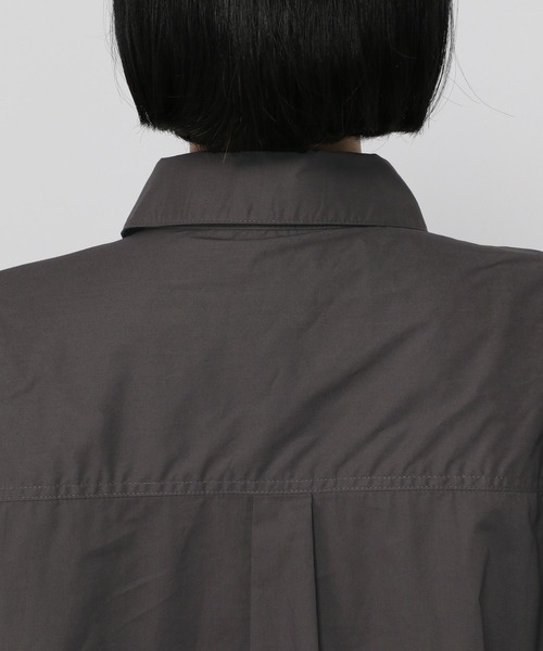 【UNISEX】ALAND／Aロゴワッペンロングスリーブシャツ（シャツ/ブラウス）｜ALAND（エーランド）