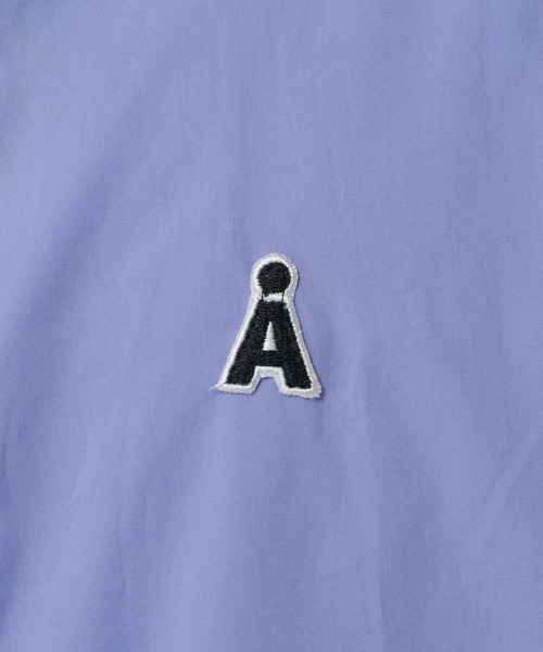 【UNISEX】ALAND／Aロゴワッペンロングスリーブシャツ（シャツ/ブラウス）｜ALAND（エーランド）