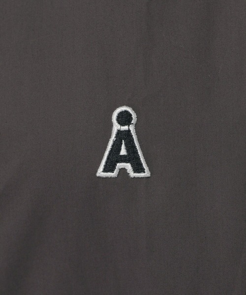 【UNISEX】ALAND／Aロゴワッペンロングスリーブシャツ（シャツ/ブラウス）｜ALAND（エーランド）
