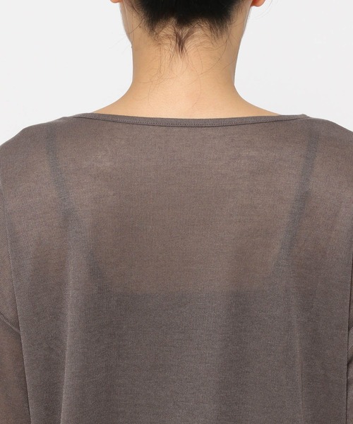 mysty woman（ミスティウーマン）の「フラワーコード刺繍プルオーバー　150087（Tシャツ/カットソー・レディース・オフホワイト/チャコールグレー/ブラック・FREE）」の16枚目の写真