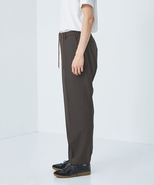 green label relaxing（グリーンレーベルリラクシング）の「メランジ ツイル ワイド ユーティリティパンツ イージーパンツ -ストレッチ・防シワ-（その他パンツ・メンズ・ダークグレー/ダークブラウン/ネイビー・S/XL/L/M）」の8枚目の写真