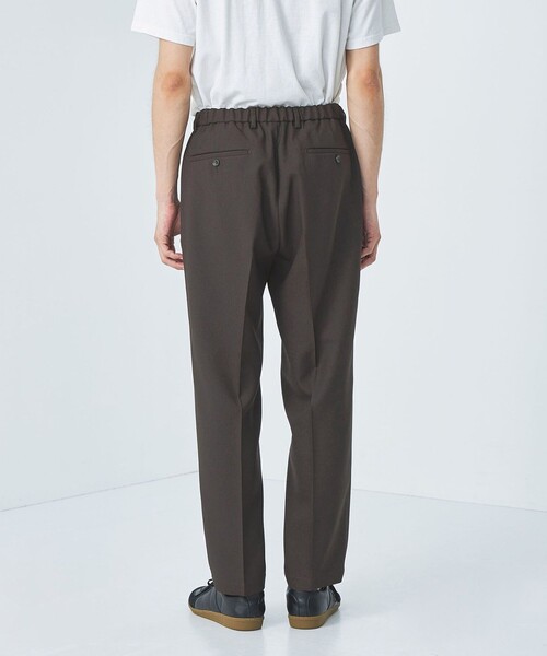 green label relaxing（グリーンレーベルリラクシング）の「メランジ ツイル ワイド ユーティリティパンツ イージーパンツ -ストレッチ・防シワ-（その他パンツ・メンズ・ダークグレー/ダークブラウン/ネイビー・S/XL/L/M）」の9枚目の写真
