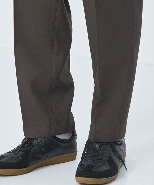 green label relaxing（グリーンレーベルリラクシング）の「メランジ ツイル ワイド ユーティリティパンツ イージーパンツ -ストレッチ・防シワ-（その他パンツ・メンズ・ダークグレー/ダークブラウン/ネイビー・S/XL/L/M）」の13枚目の写真
