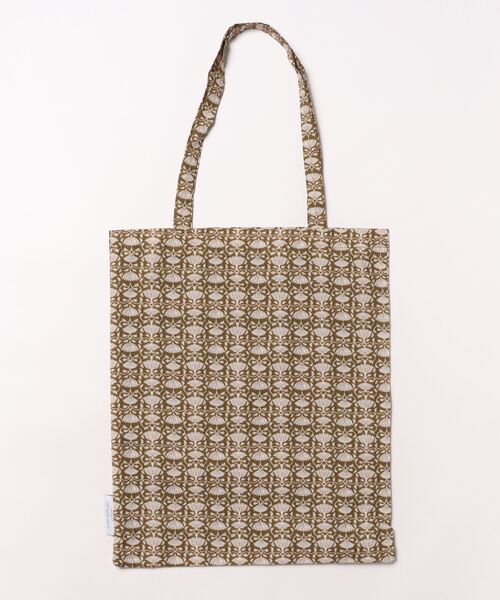 contra bo nepre(コントラ ボ ネプレ )の「【contra bo nepre/コントラ ボ ネプレ】トートバッグ USINE pattern tote bag RURIGIKU(トートバッグ・レディース・ブラウン・FREE)」の8枚目の写真
