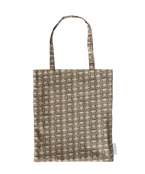 contra bo nepre(コントラ ボ ネプレ )の「【contra bo nepre/コントラ ボ ネプレ】トートバッグ USINE pattern tote bag RURIGIKU(トートバッグ・レディース・ブラウン・FREE)」の7枚目の写真