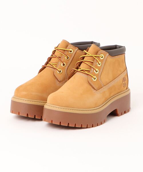 Timberland(ティンバーランド)の「《Timberland》STONE STREET Nellie(ブーツ・レディース・イエロー系その他/ブラック/ライトベージュ・US7.5/US6.5/US8/US7/US6/US5.5)」の1枚目の写真