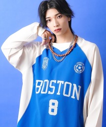 ankoROCK | a.p.o.v. ロゴプリントメッシュサッカーシャツ (Tシャツ/カットソー)