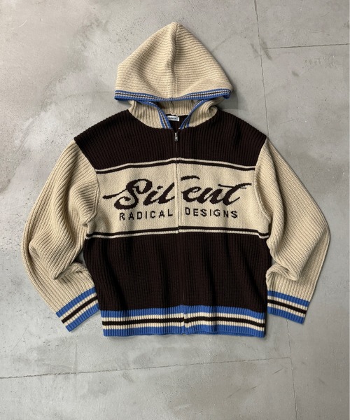 ジャガードジップニットパーカー（ニット/セーター）｜sedacle