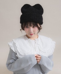 夢展望（ユメテンボウ）の「もふもふ猫耳ニット帽（ニットキャップ/ビーニー）」