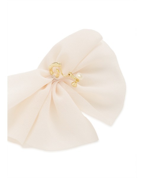 Mila Owen(ミラオーウェン)の「シースルーイヤリング(イヤリング・レディース・アイボリー/グレー・FREE)」の4枚目の写真