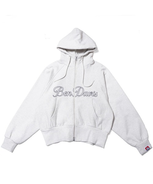 【セール】《BEN DAVIS》LADIES SWEAT FULL ZIP HOODIE（パーカー）｜BEN DAVIS（ベンデイビス）