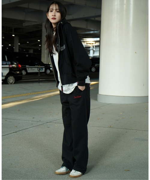 BEN DAVIS(ベンデイビス)の「《BEN DAVIS》LADIES SWEAT FULL ZIP HOODIE(パーカー・レディース・オートミール/ブラック/カーキ・FREE)」の5枚目の写真