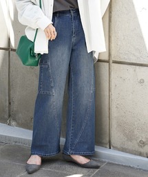 最強シルエット ストレッチデニムパンツ