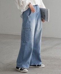 最強シルエット ストレッチデニムパンツ