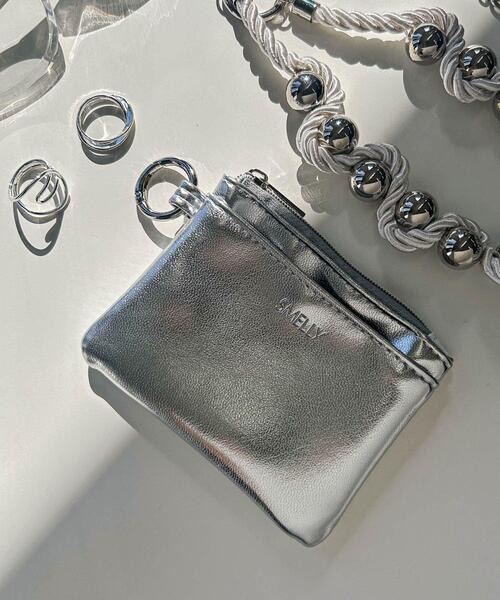 SMELLY（スメリー）の「マルチミニポーチ（ポーチ・レディース・シルバー/イエロー系その他/ブラック/ゴールド/ブルー・-）」の10枚目の写真